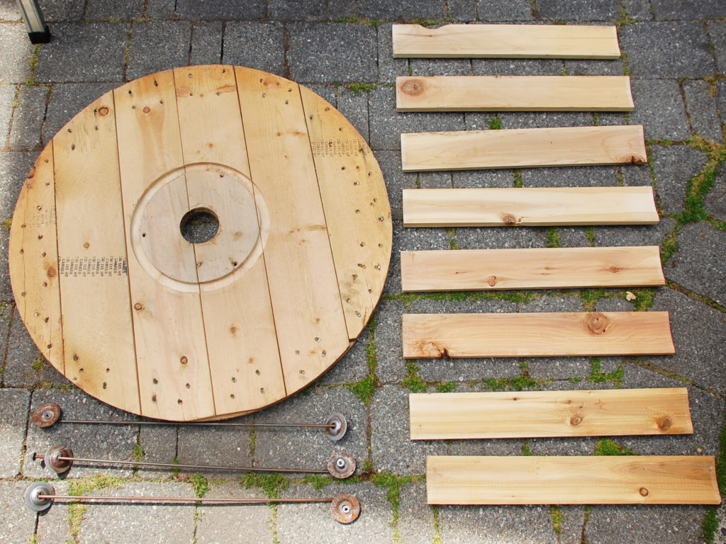 Cable Spool Patio Table - Indecision & Cake